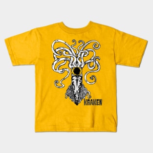 Kraken Attack! Kids T-Shirt